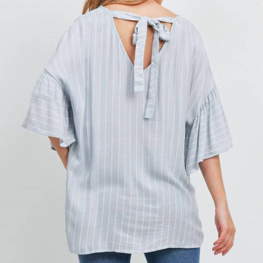Mittoshop - Striped Tie Back Top