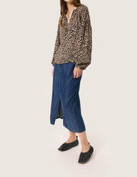 Soaked In Luxury - Naya Casual Fit Long Sleeve Blouse
