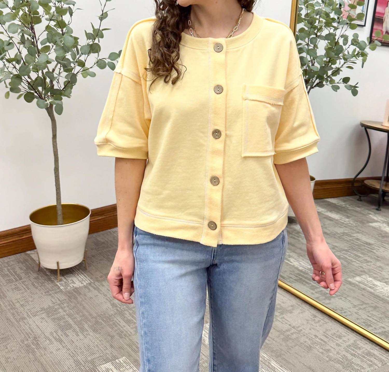 Hem & Thread - Short Sleeve Sweatshirt