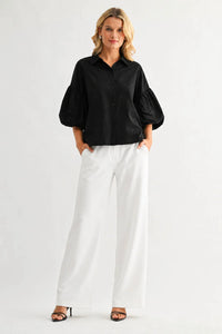 Joh - Julette Stretch Cotton Poplin Top