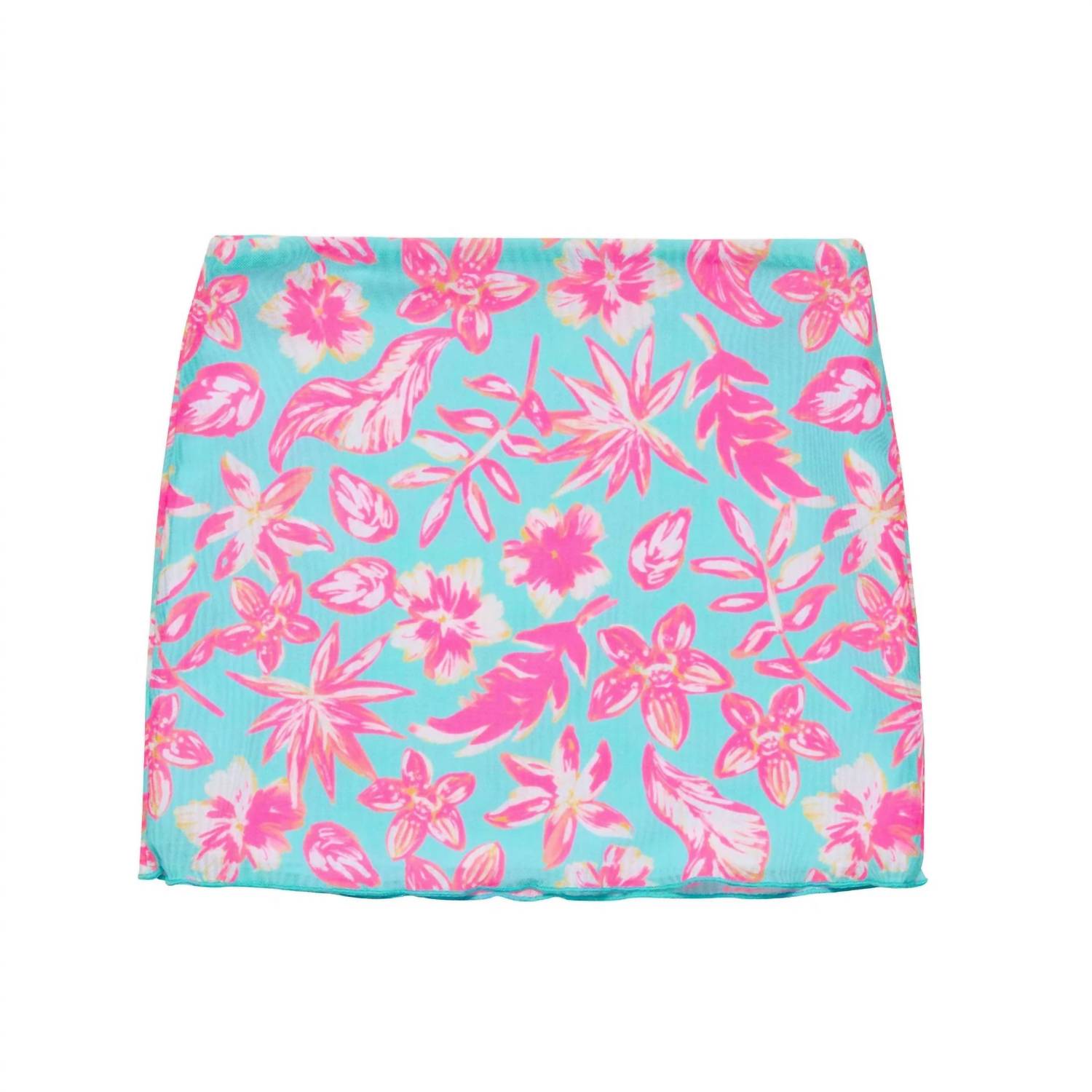 Snapper Rock - Teen Tropical Glow Mini Skirt