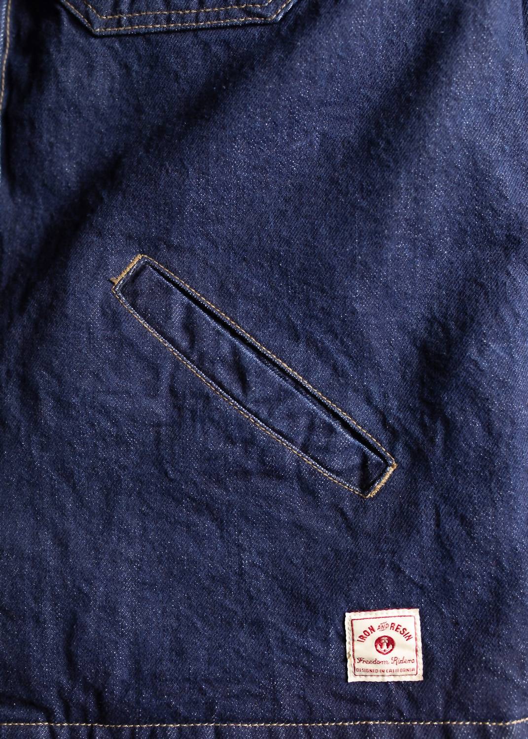 Iron & Resin Women's Jane Jacket in blue - women's shirt - alternate view