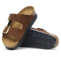 Birkenstock - Women's Arizona Flex Leather Platform Sandals