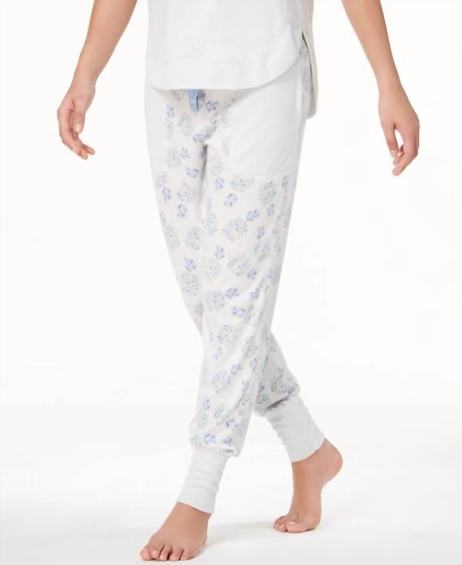 Ande - Whisperluxe Ribbed Trim Pajama Jogger