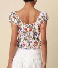 Olivaceous - Arden Peplum Top
