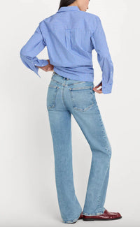 Good American - Soft Tech Good True Straight Jeans