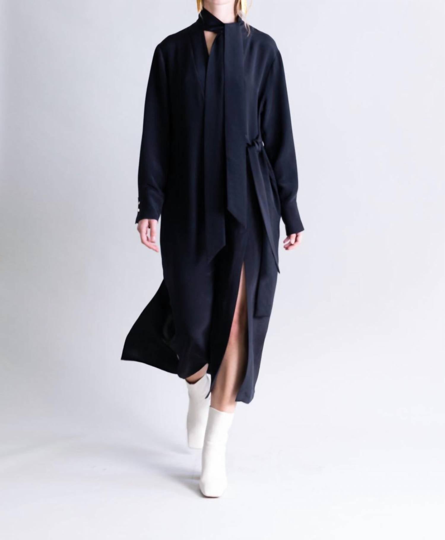 Psophia - Maxi Tie Dress