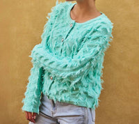 Esqualo - Fivika Fringed Cardigan