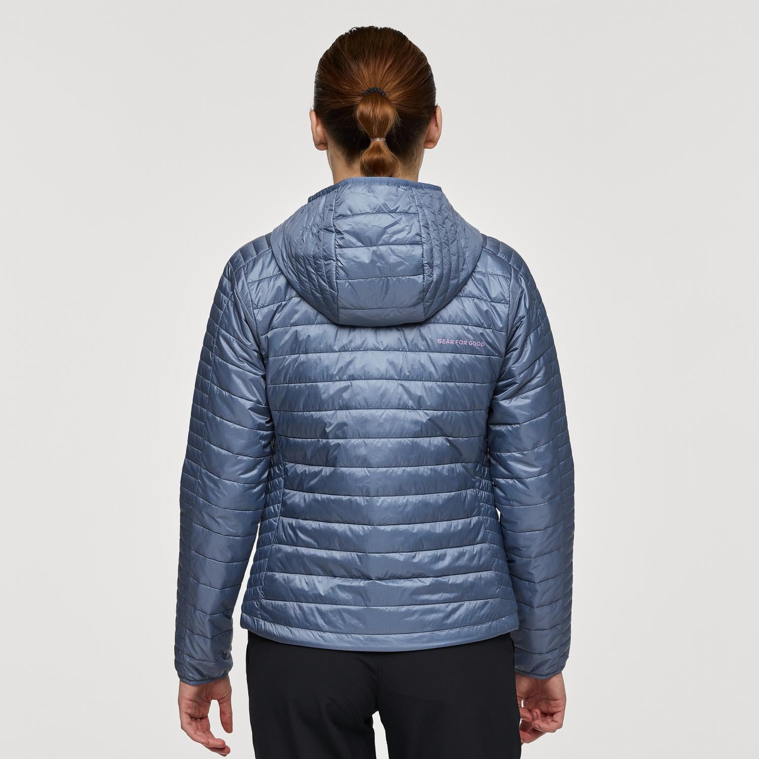 cotopaxi Capa Insulated Hooded Jacket in tempest - women's jacket - alternate view