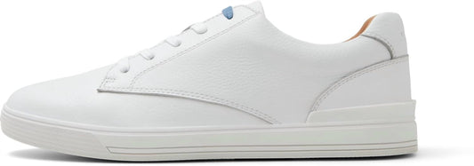 Ted Baker - Men's Brentford Sneaker, White Leather Lace Up Shoes