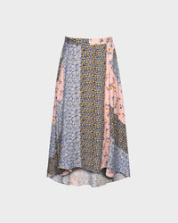 Hannah Banana - Women's High-low Patchwork Floral Skirt