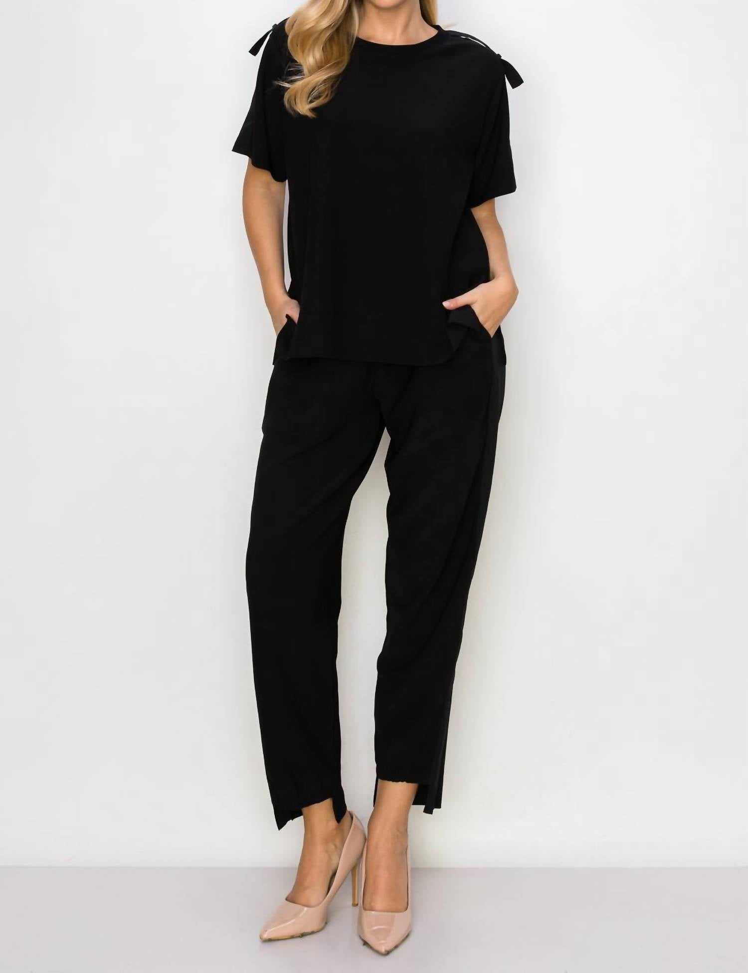 Joh - Katie Crepe Knit Pant