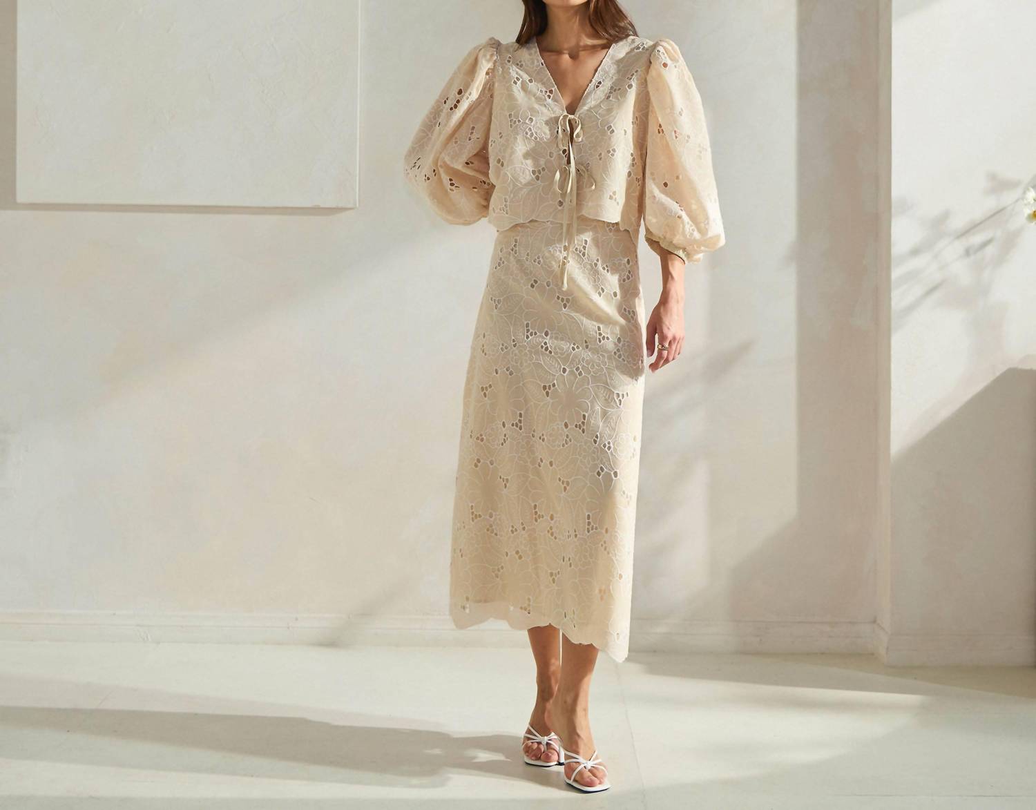 Able - Bellissima Eyelet Lace Top