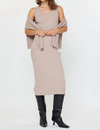 Current Air - Two Fer Sweater Midi Dress