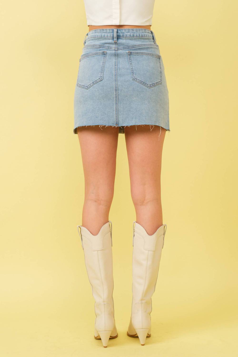 Blue B - Sparkle Studded Mini Skirt