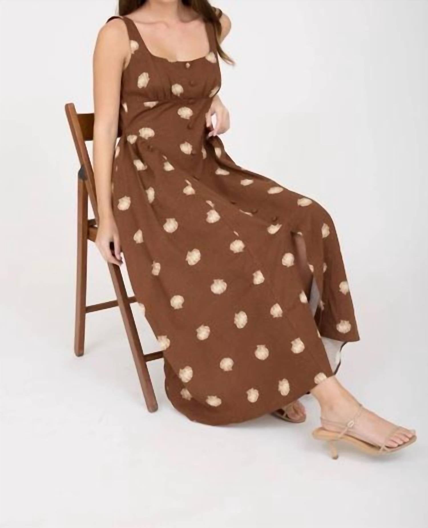 Blu Pepper - Shell Print Midi Dress