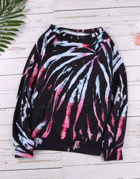 Full Time Purchase Valerie Tie Dye Top in multi - women's long sleeve top - view 4