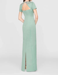 Theia - Sorelia Floral Beaded Gown