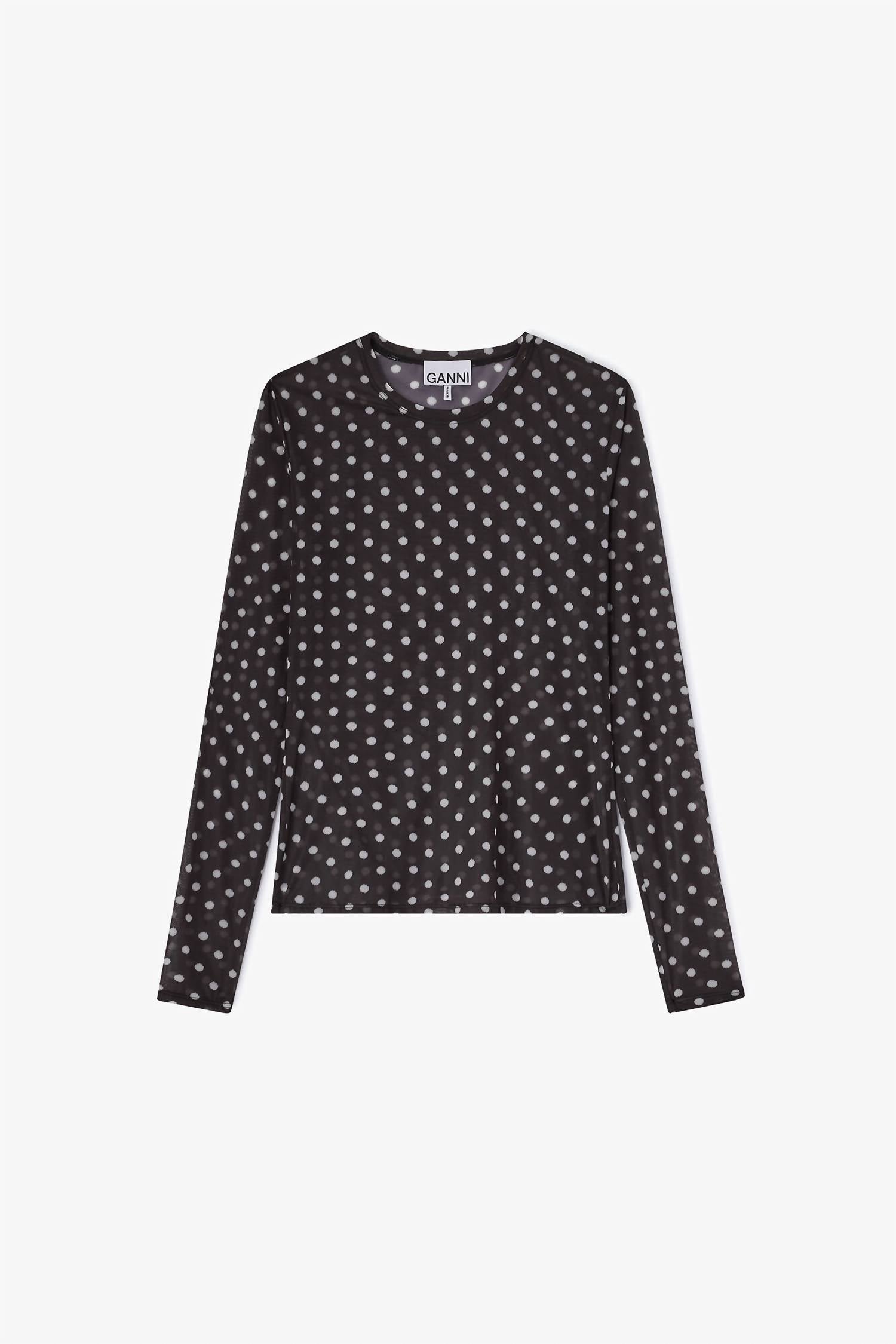 Ganni - Women's Jersey Long Sleeve Top