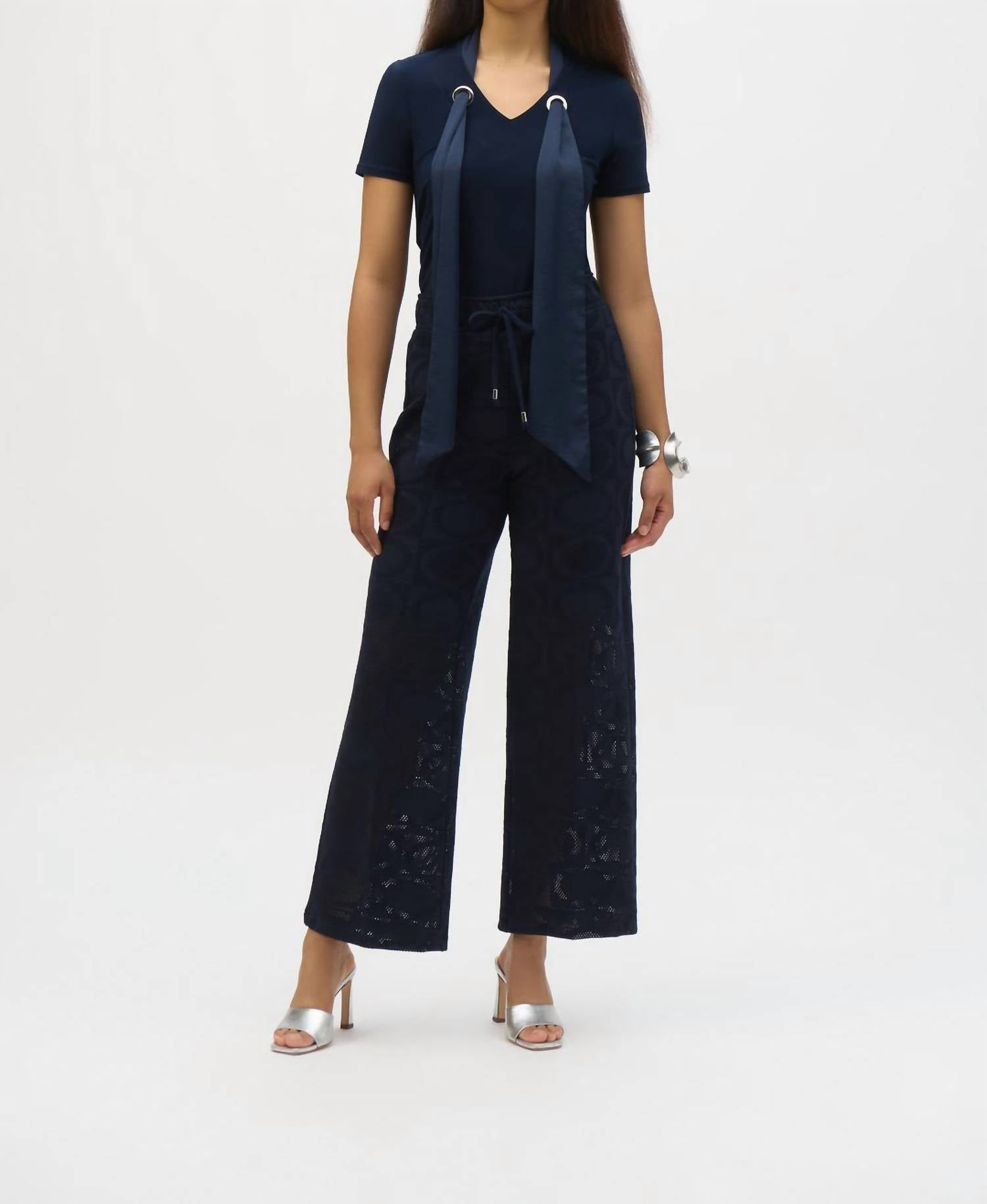 Joseph Ribkoff - Wide Leg Pull-on Pants
