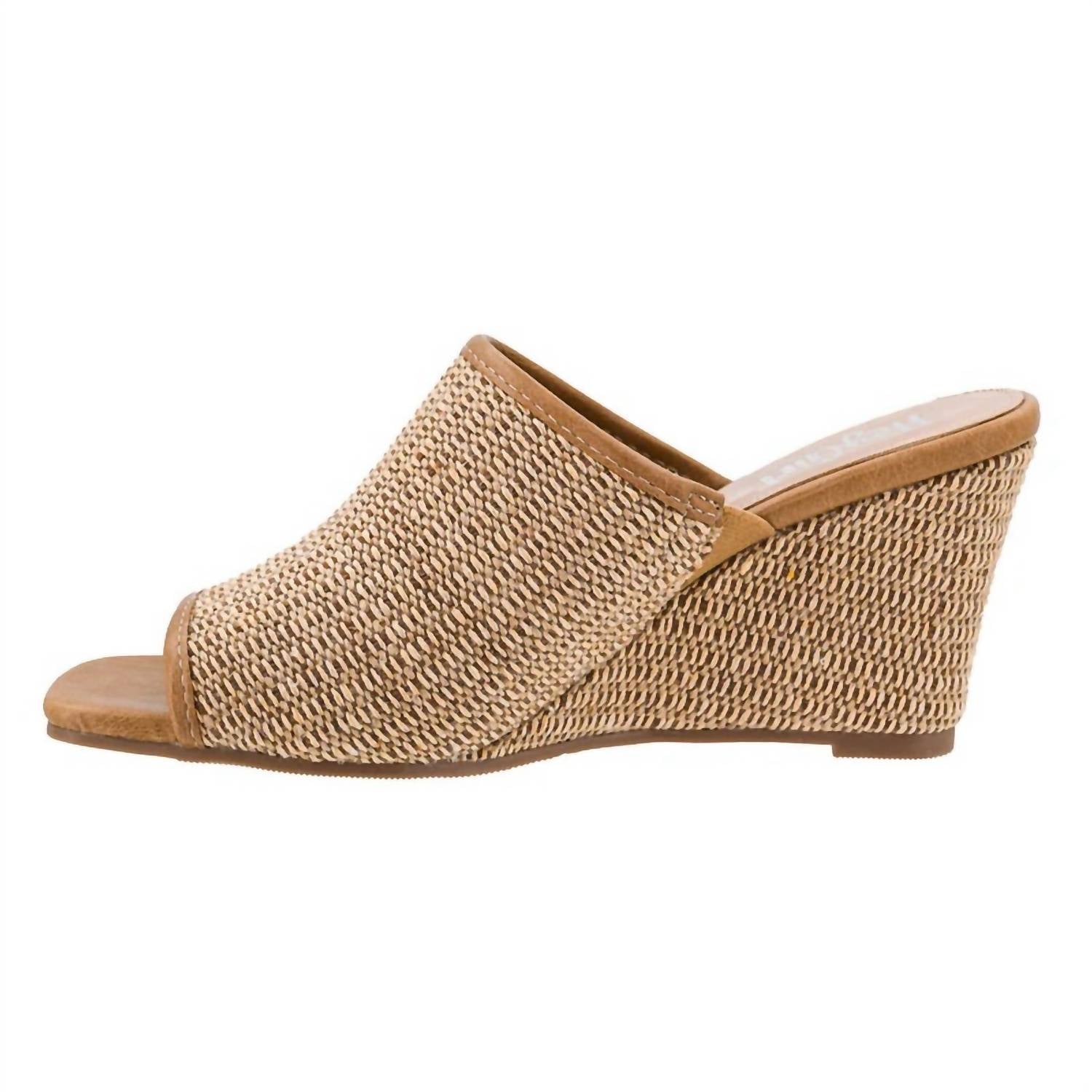 Corkys Footwear - Women's Good Vibes Woven Raffia Wedge Sandals