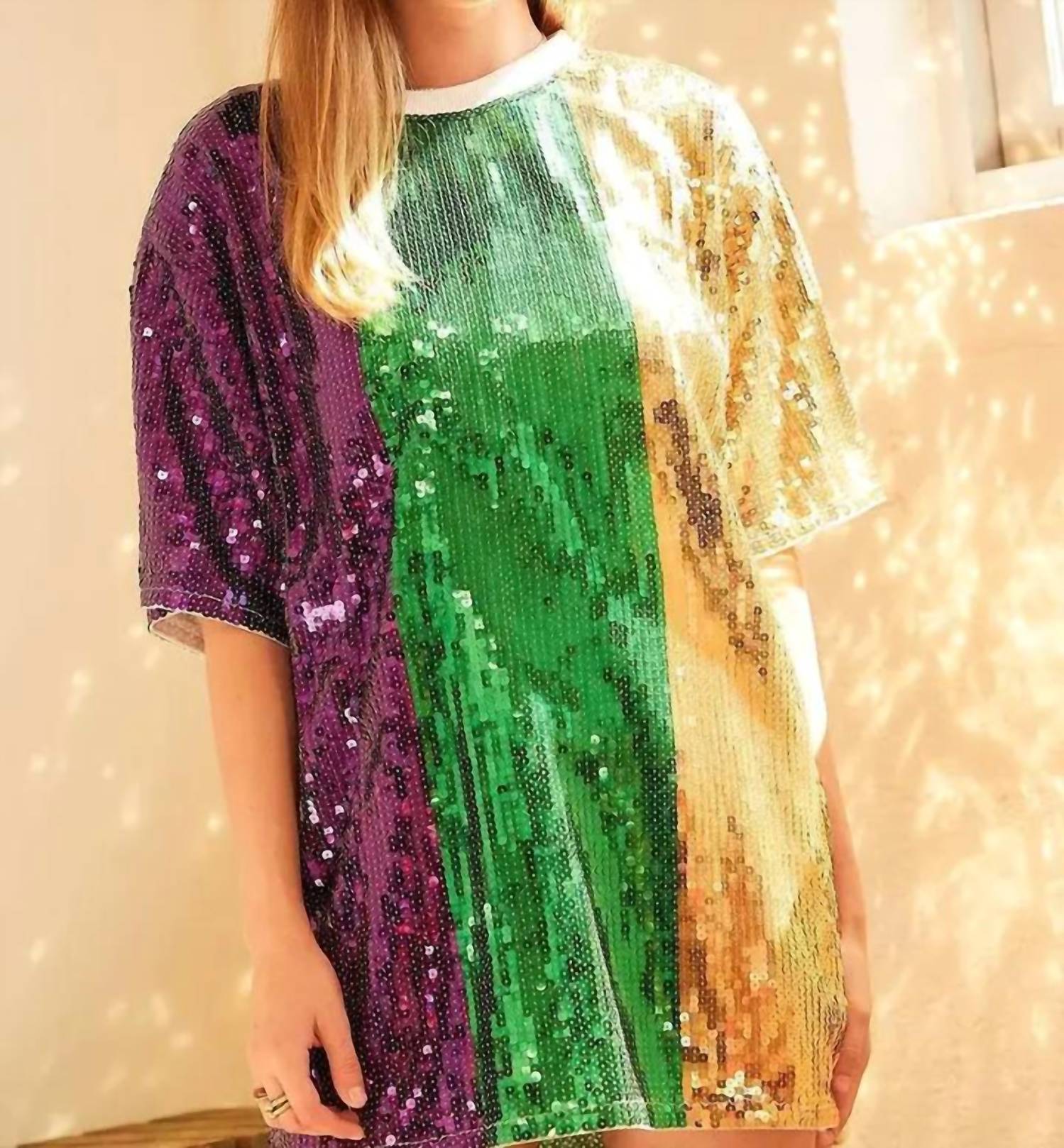 Main Strip - Carnival Sparkle Tunic Top
