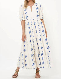 Oliphant - Puff Sleeve Maxi Dress