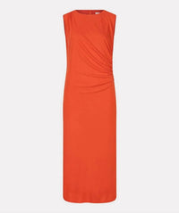 Esqualo - Side Gather Scoop Neck Dress