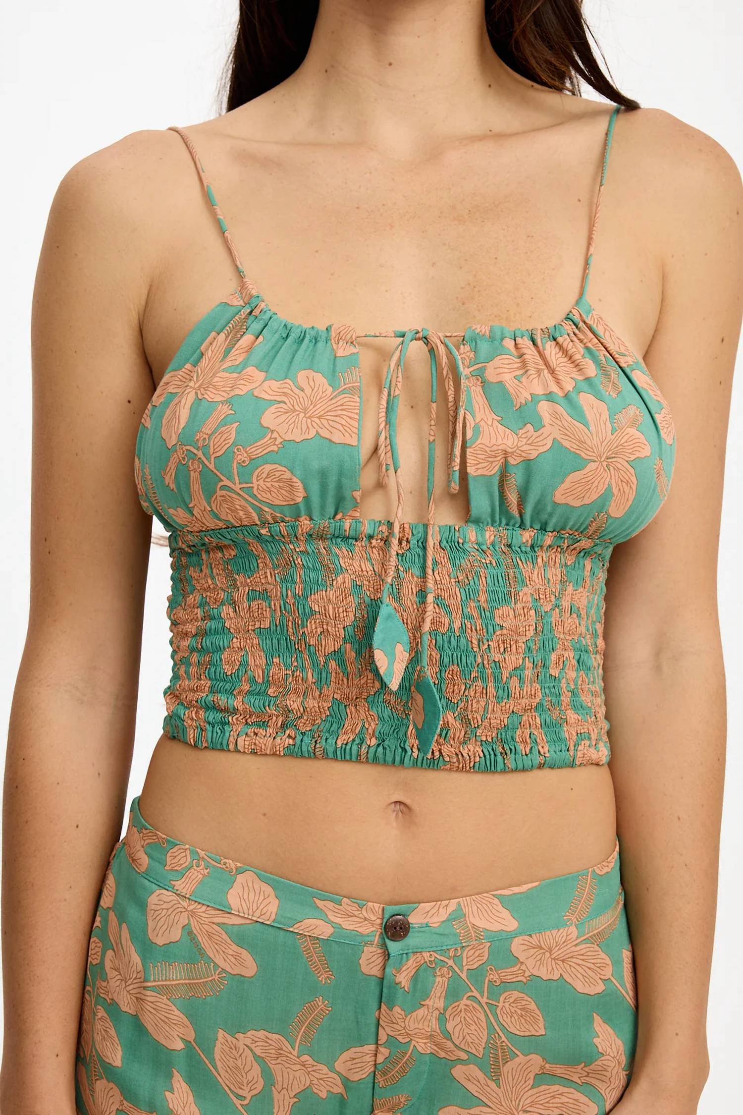 Benoa - Sabi Smocked Top