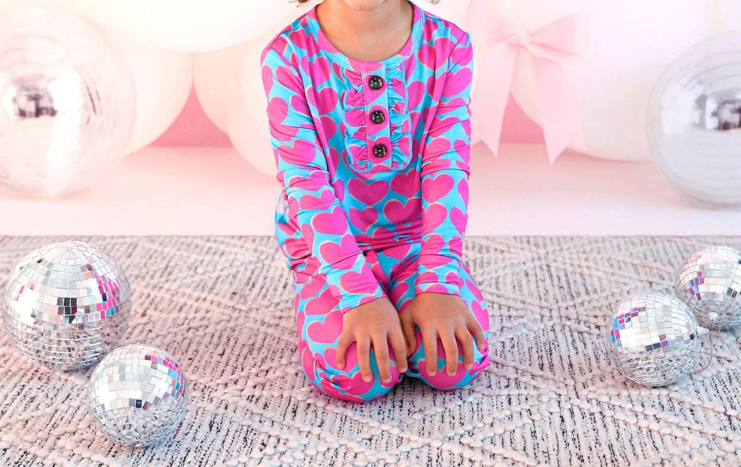 Gigi And Max - Cora Ruffle Two Piece Bamboo Lounge Set