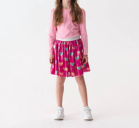 Hatley Girl's Heart Sequin Skirt in pink - kids' skirt