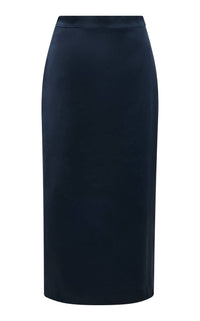 Heirlome - Lexi Silk Satin Midi Skirt