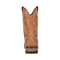 Georgia Boot Men's Carbo-tec Waterproof Composite Toe Work Boot in brown - men's boots - detail view