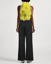 Meimeij - Wide-leg Satin Pants