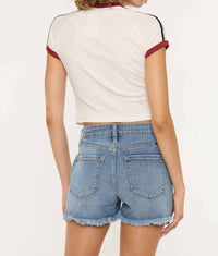 Kancan - High Rise Mom Shorts