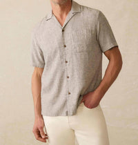 Faherty - Short-sleeve Breeze Camp Shirt