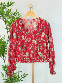 Jak & Rae - Vana Floral Long Sleeve Top