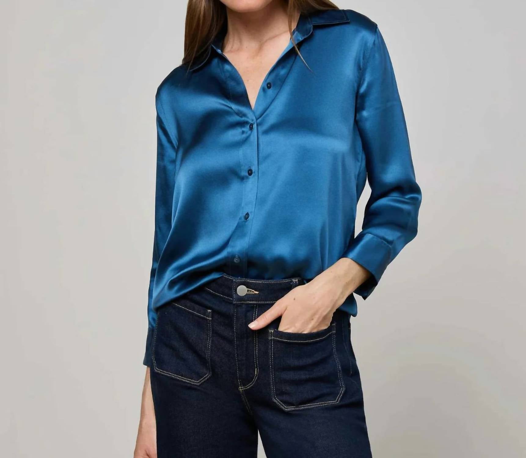 L'Agence - Dani 3/4 Sleeve Blouse