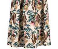 Ulla Johnson Fernanda Midi Skirt in wildflower - women's skirt - detail view