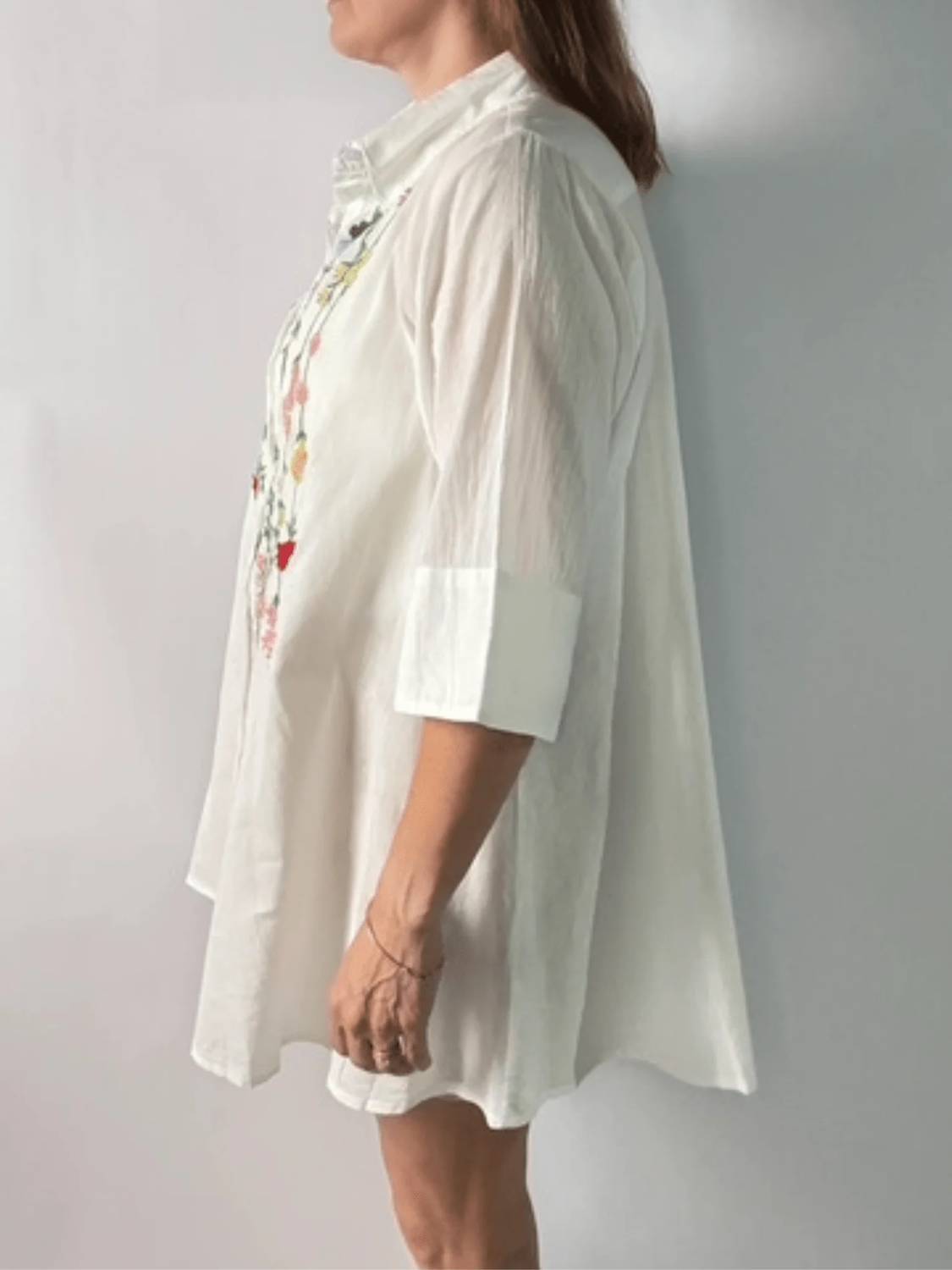 Pol - Desert Bloom Embroidered Tunic