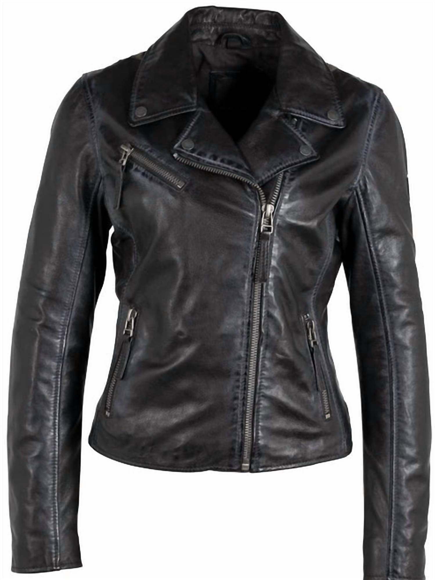 Mauritius - Women's Christy Star Leather Jacket
