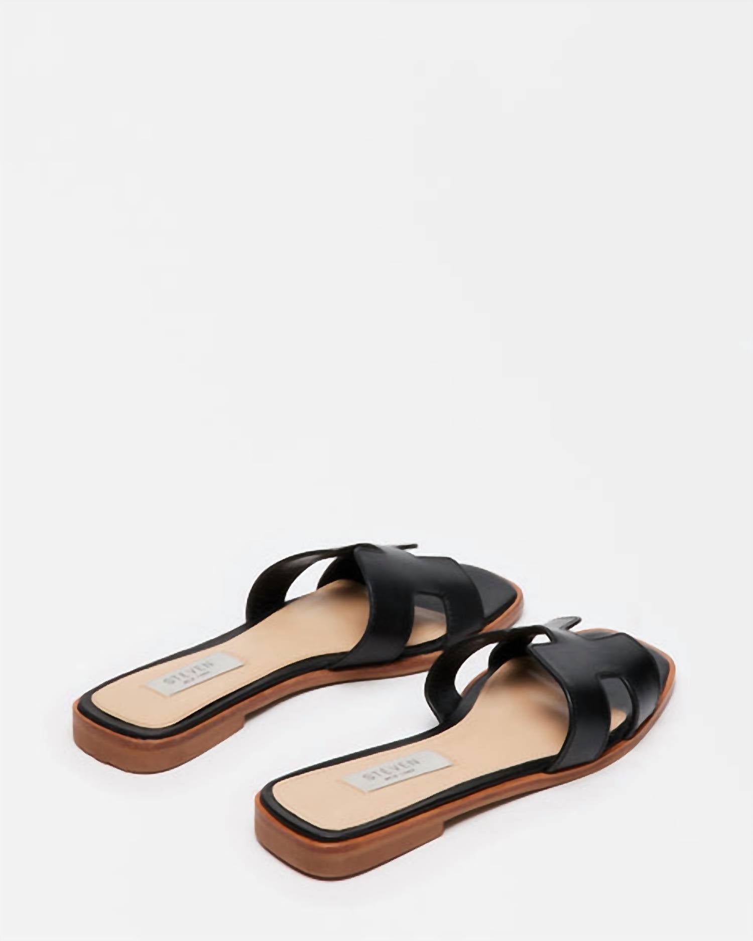 Steve Madden - Women's Haydn H Strap Leather Sandal
