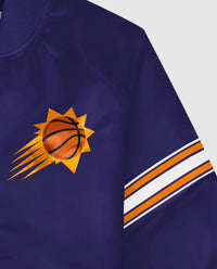 Starter - Men's Phoenix Suns Satin Full-snap Jacket