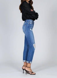 BLACK ORCHID Harper Skinny Boyfriend Jeans in more than friends - women's jeans - detail view