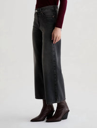 AG Jeans Saige Wide Leg Crop Jeans in overnight - women's jeans - view 4