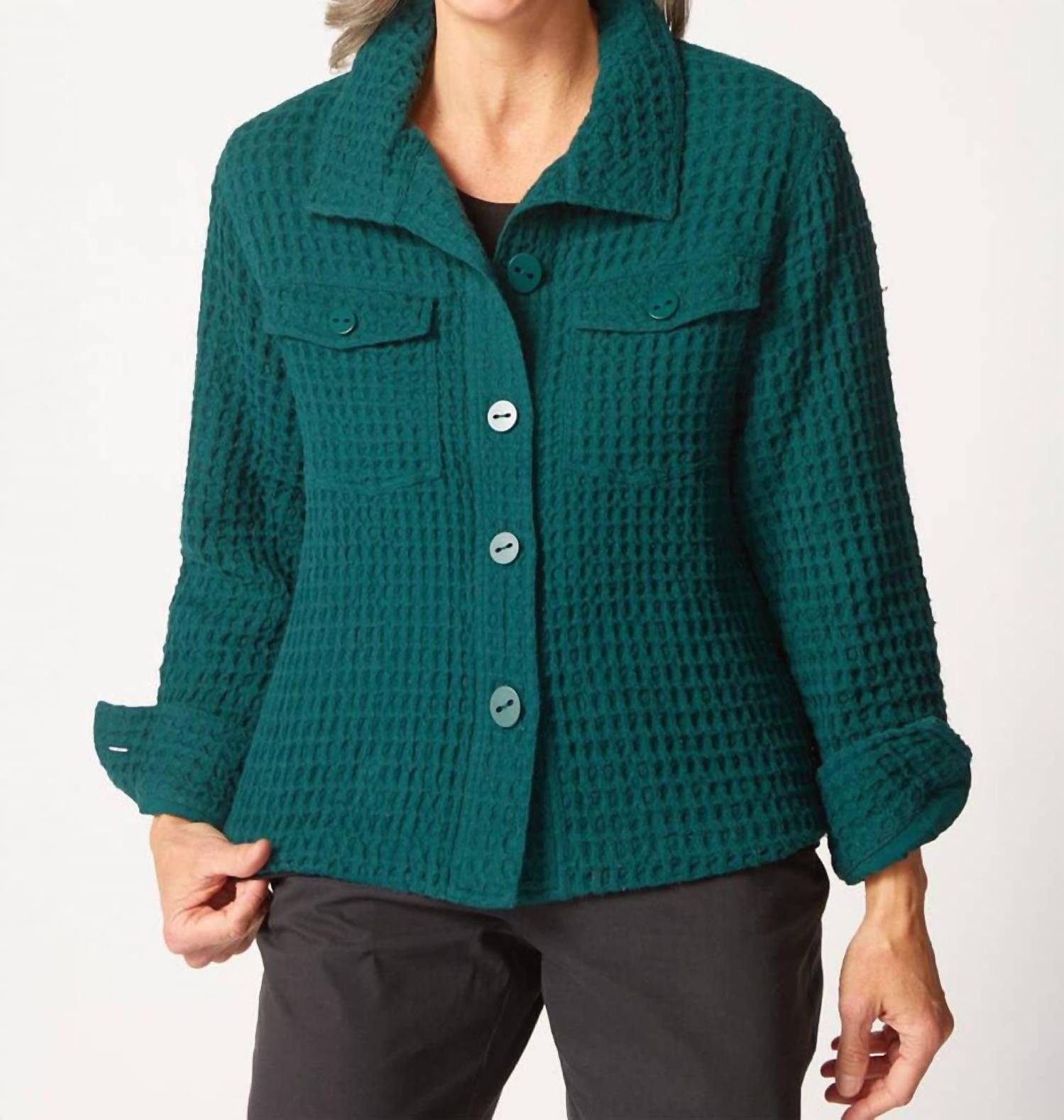 Escape By Habitat - Washed Honeycomb Shacket