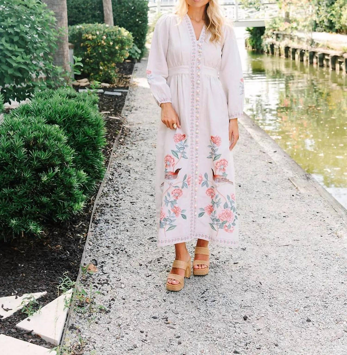 Victoria Dunn - Solene Midi Dress