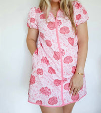 Tcec - Millie Floral Puff Sleeve Mini Dress