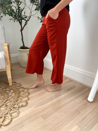 Heimish Usa - Lucy Wide Leg Stretchy Crop Pants
