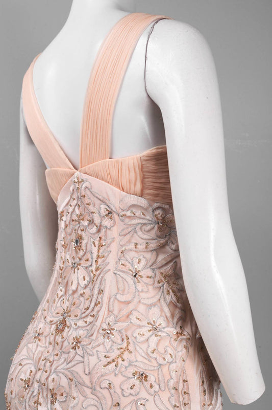 Sue Wong - Embellished & Applique Detail A-Line Gown